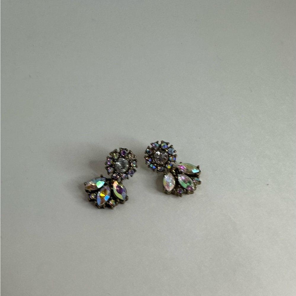 Multi-Color Crystal Earrings